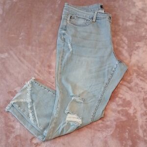 Judy Blue Ankle Cropped Blue Jeans